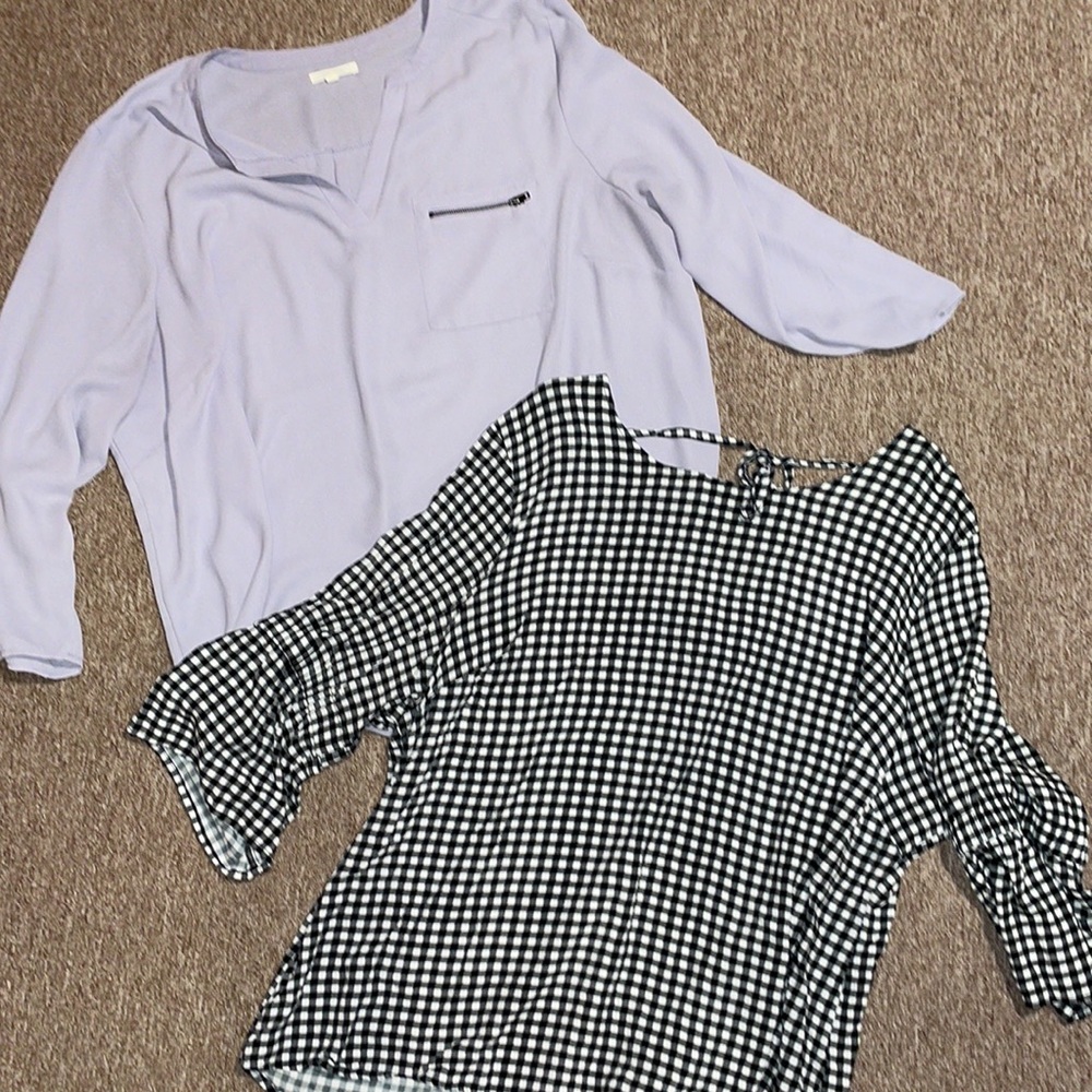 2 plus size 3 tops